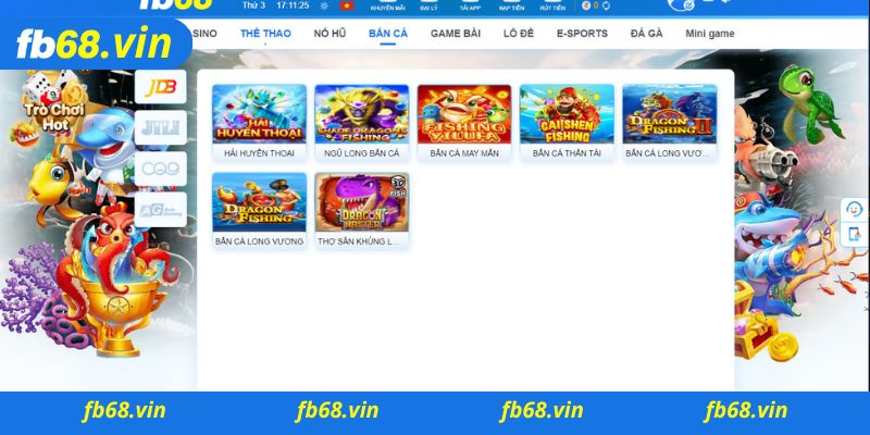 Thể loại game Casino được ưa chuộng tại nhà cái Fb68